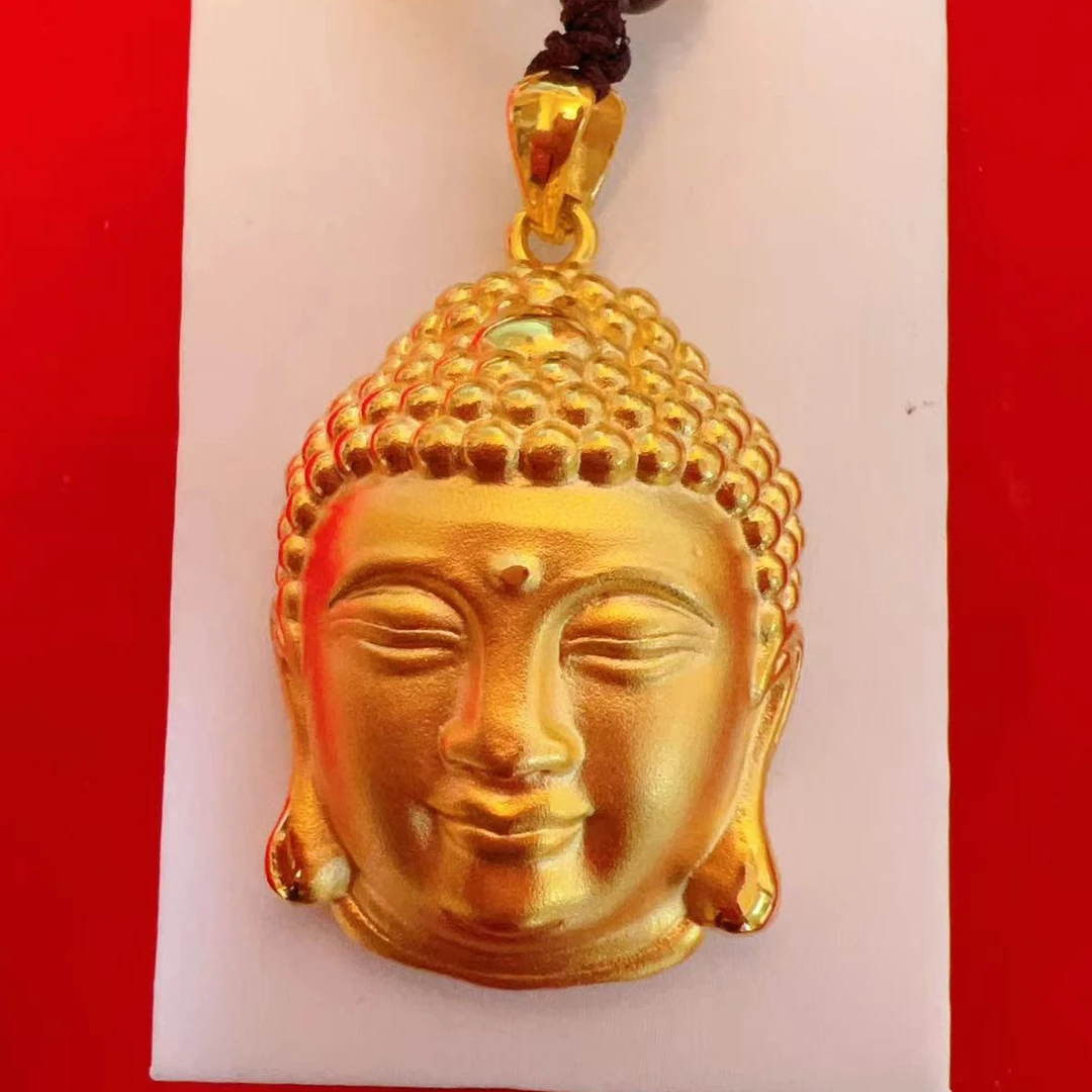 铜合金吊坠 吊坠 时尚百搭大佛头（36）
