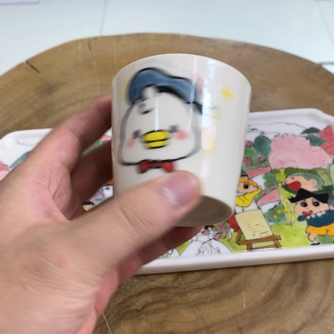 高温釉下彩纯手工手绘陶瓷