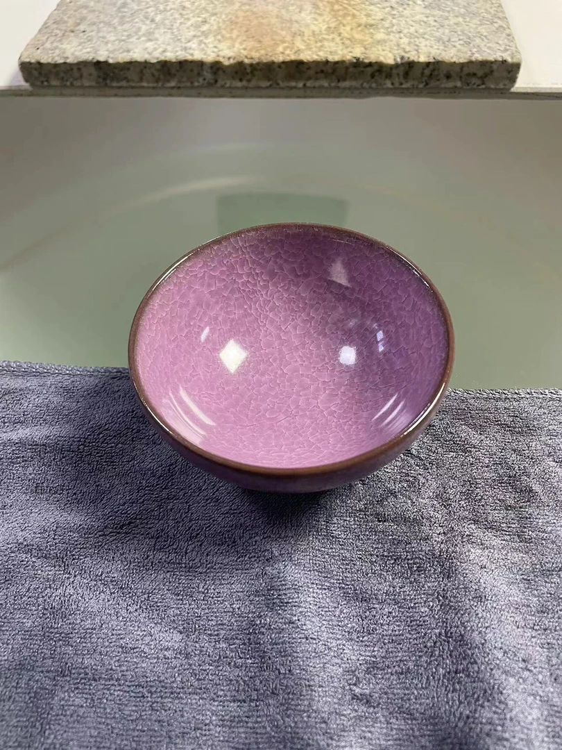 【闪购商品】紫冰1 裂纹茶杯主人杯