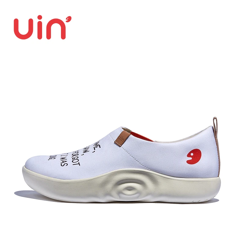 uin彩绘旅行鞋托莱多10幽默6透气舒适软底平底一脚蹬懒人鞋