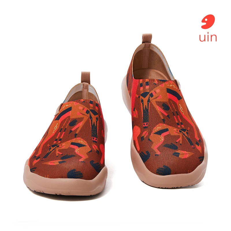 【羚羊国度男款】uin彩绘旅行鞋托莱多2百搭冬季涂鸦手绘鞋轻便鞋