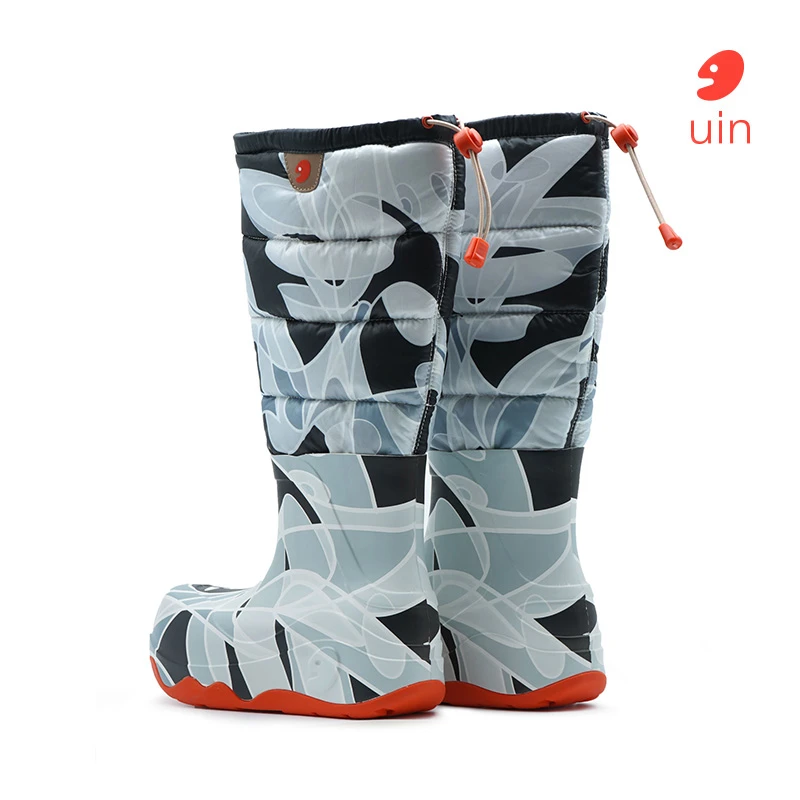 uin彩绘旅行鞋纳瓦拉艺术系列时尚短靴雪地靴冬季高筒长靴