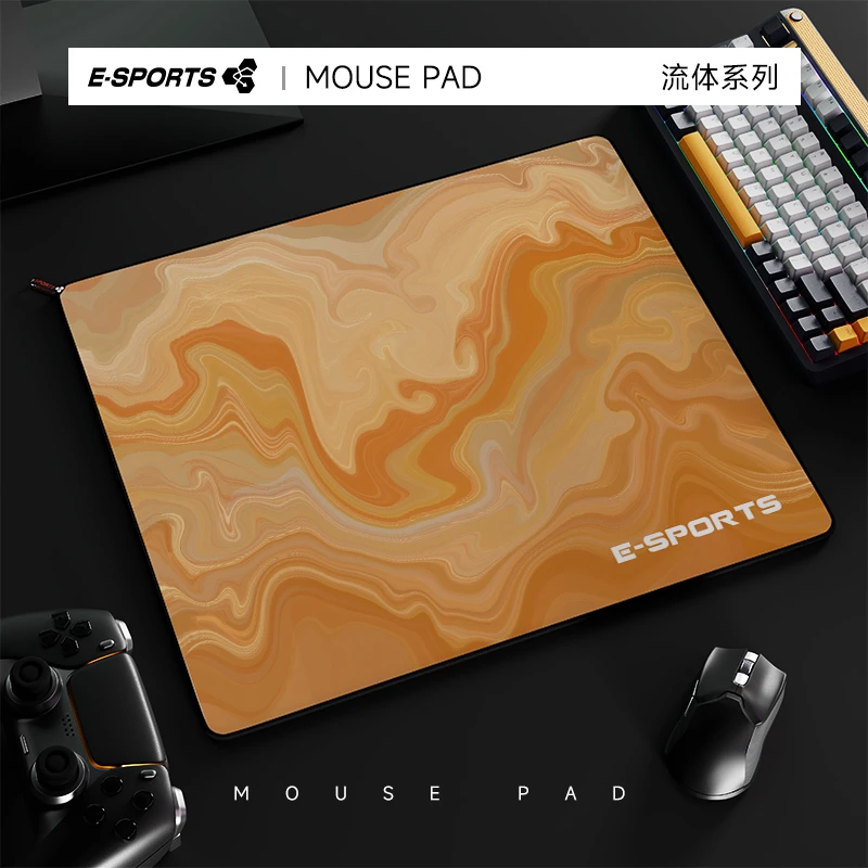 游戏电竞CSGO鼠标垫小号粗面FPS专用电脑垫橡胶加厚防滑护腕桌垫