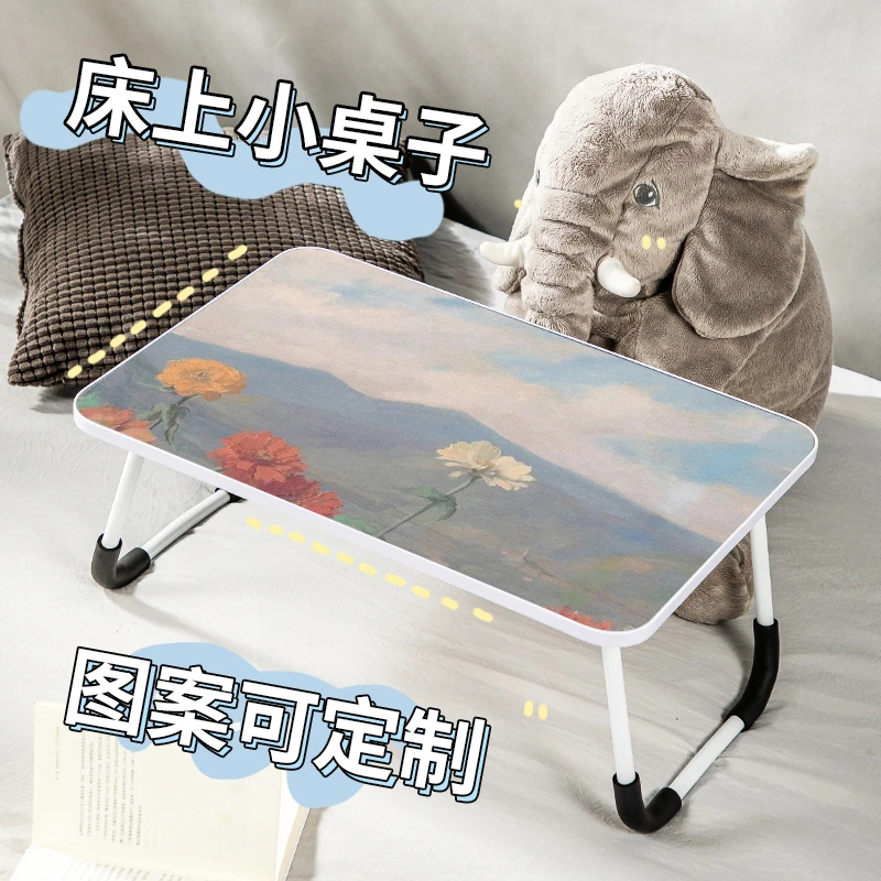 床上小桌子家用飘窗书桌可折叠电脑桌懒人桌子宿舍学生上铺膝上桌