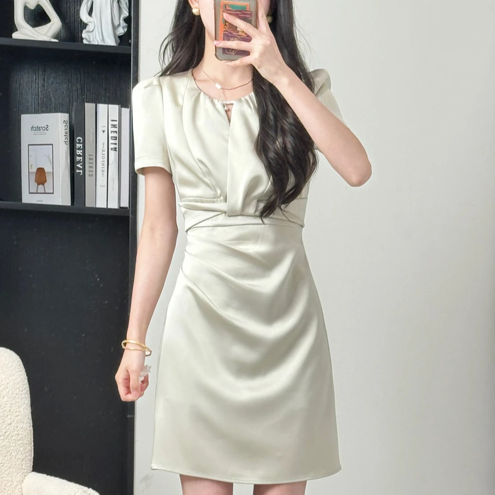 拉夏贝尔/2025夏季法式时尚气质温柔女装连衣裙现货清仓 2729 XJD