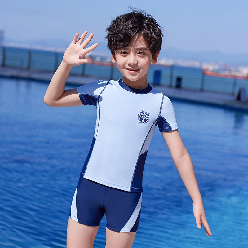 佑游儿童泳衣男女童分体中大童宝宝温泉男女孩游泳衣新款泳装套装