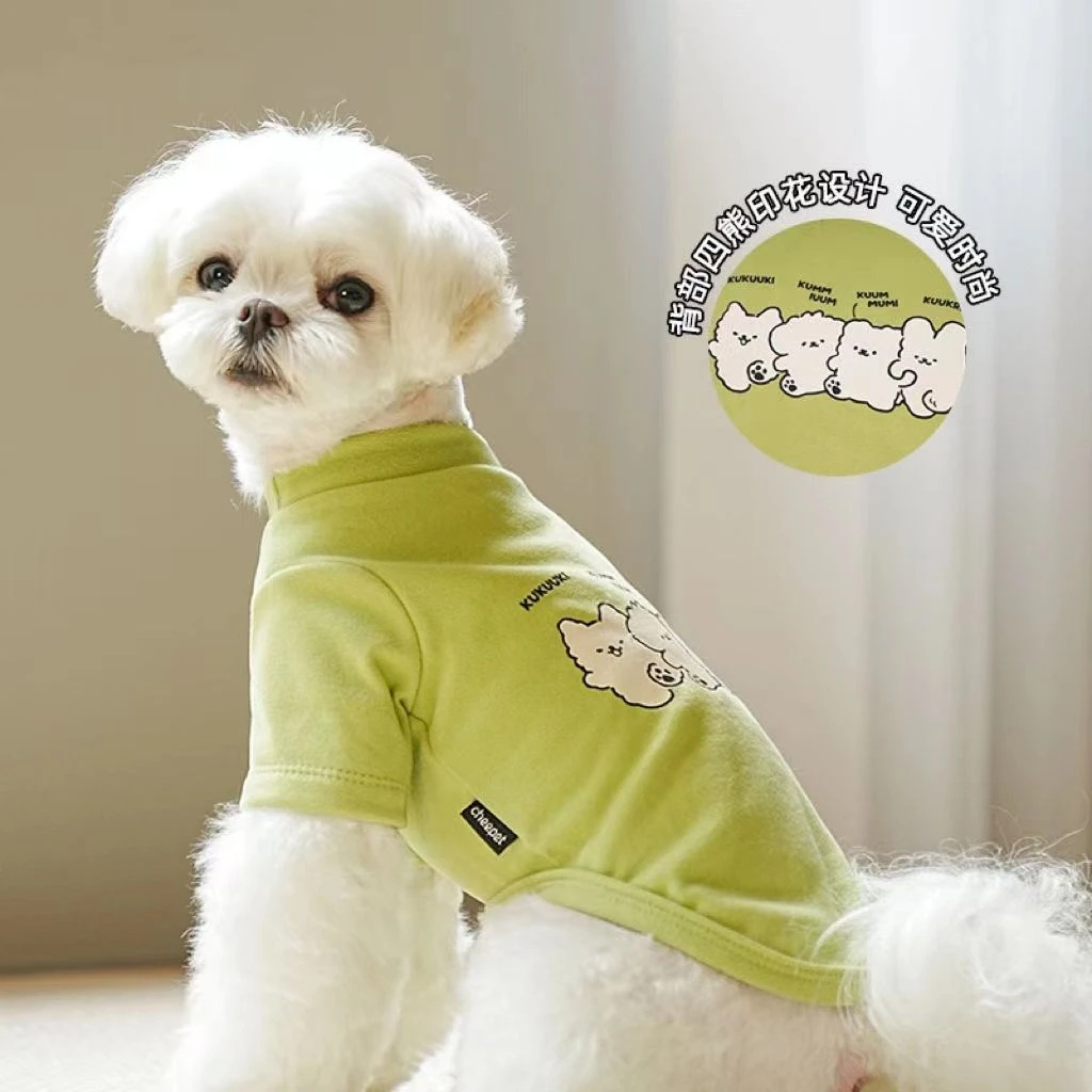 狗狗衣服保暖德绒打底衫泰迪比熊雪纳瑞小型犬宠物猫咪衣服秋冬