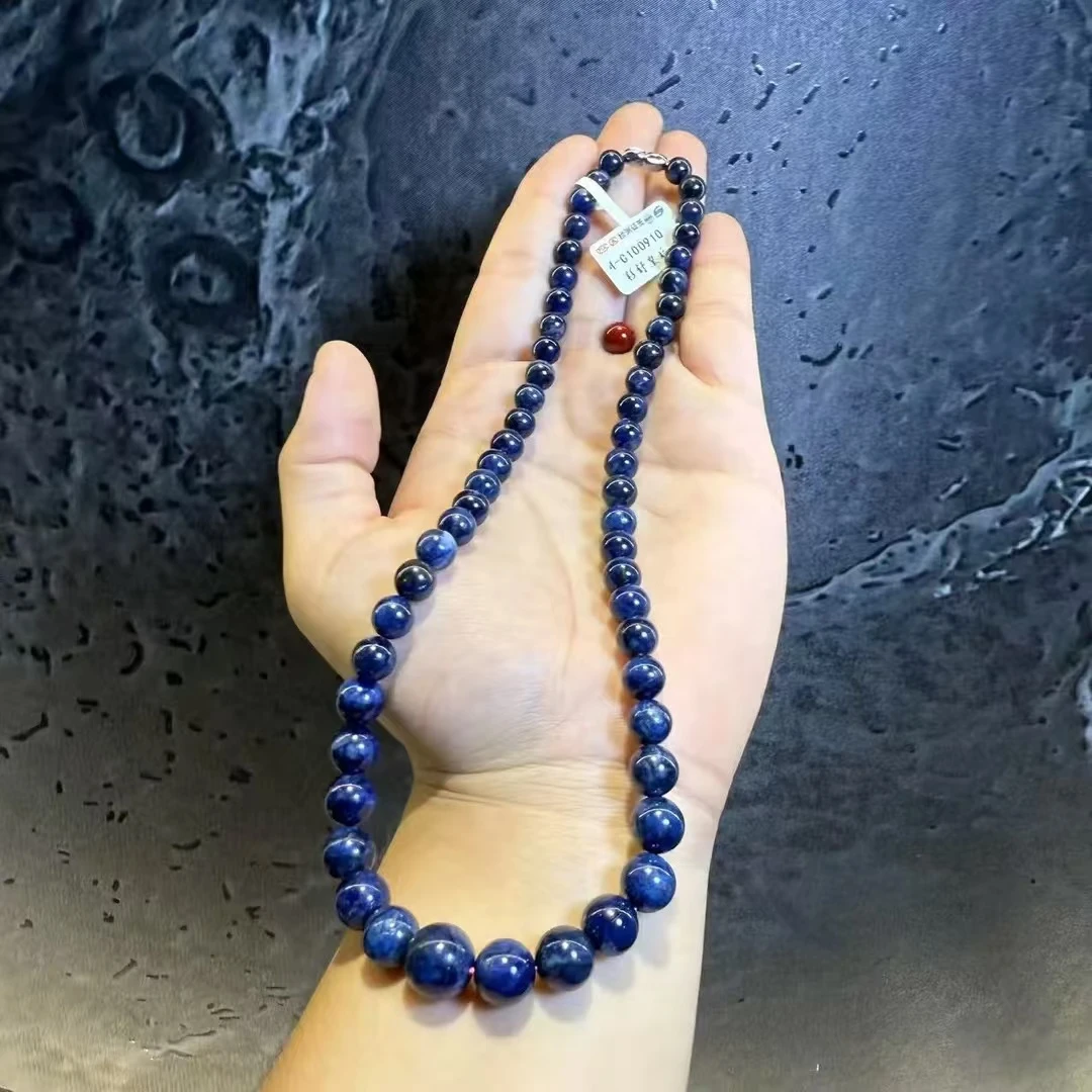 含辰砂工艺品【皇后甄选】C100910 含辰砂星际蓝项链-多样性发单-