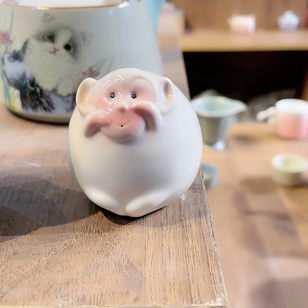 【闪购商品】高温陶瓷茶具只剩一套蓝色的