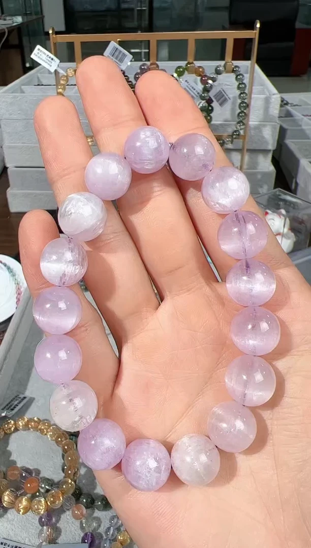 【闪购商品】锂辉石手链未镶嵌Z257 约12mm