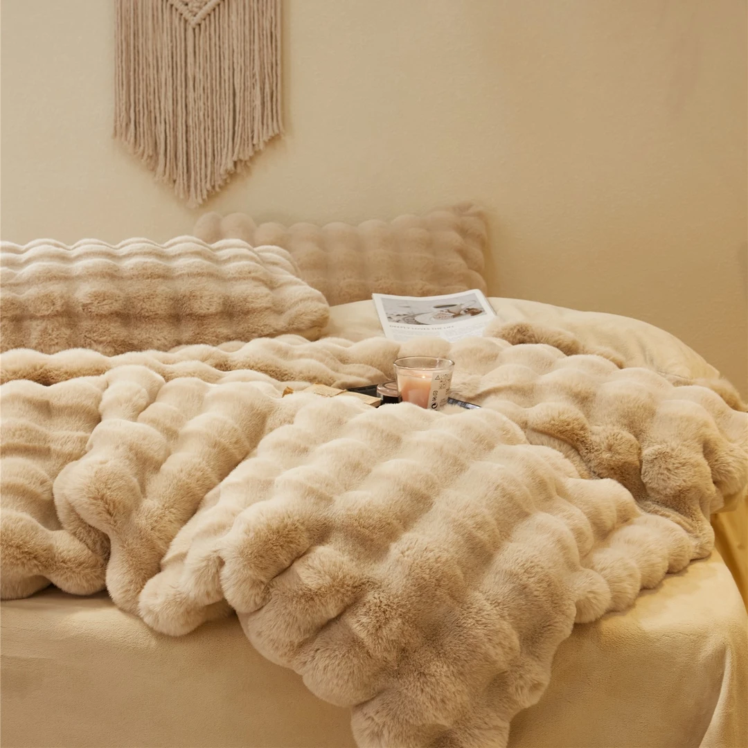 仿皮草长毛加厚加绒保暖抗静电