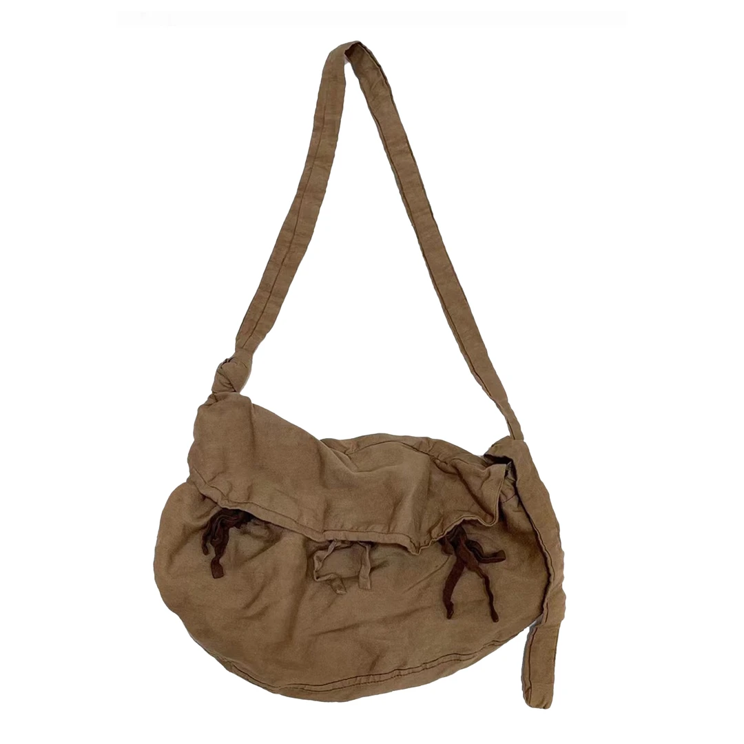 【7折款】Z22SS0035左岸迷香 斜跨金色包时尚肩包潮流简约百搭单肩