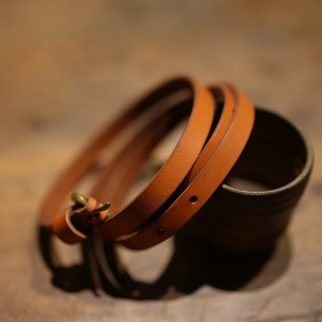 【7折款】57323 左岸迷香 布衣分享 原创设计新品植鞣皮带腰带时尚