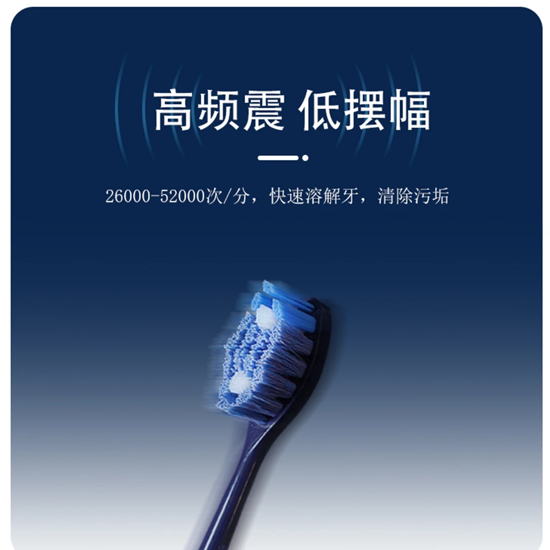 漱迪智能电动牙刷头2个（不含牙刷主体）龙年限量款配件