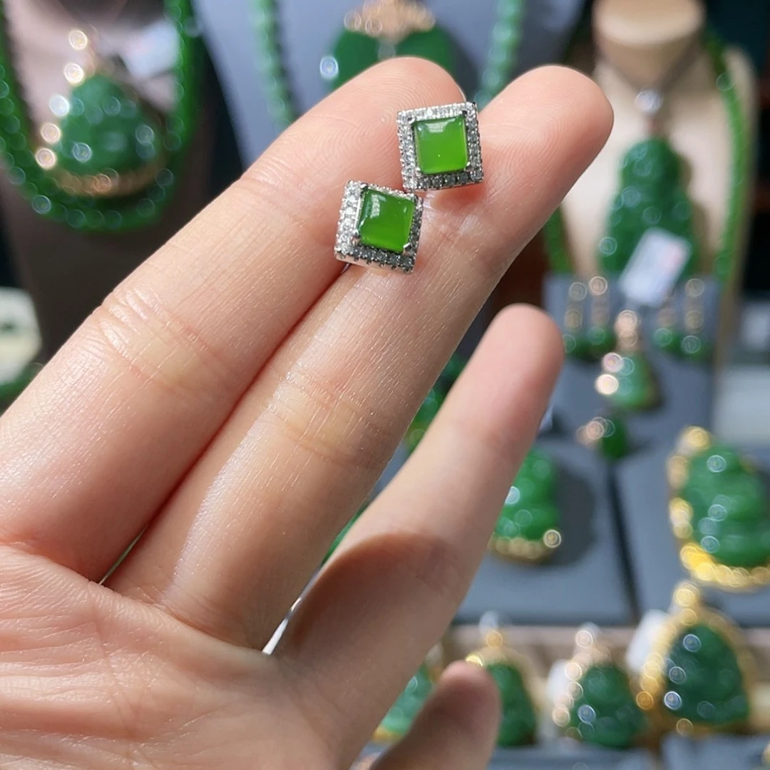 【闪购商品】和田玉颈饰银S925镶嵌