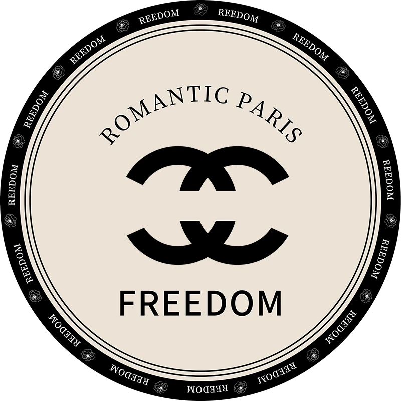 法式奶油风家用圆形地毯耐脏卧室阳台床边吊篮地毯摇摇椅专用垫子