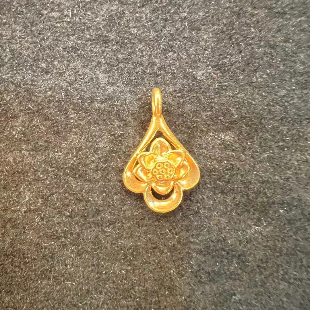 【阿祖严选】足金999富贵花配件时尚百搭PAZ173