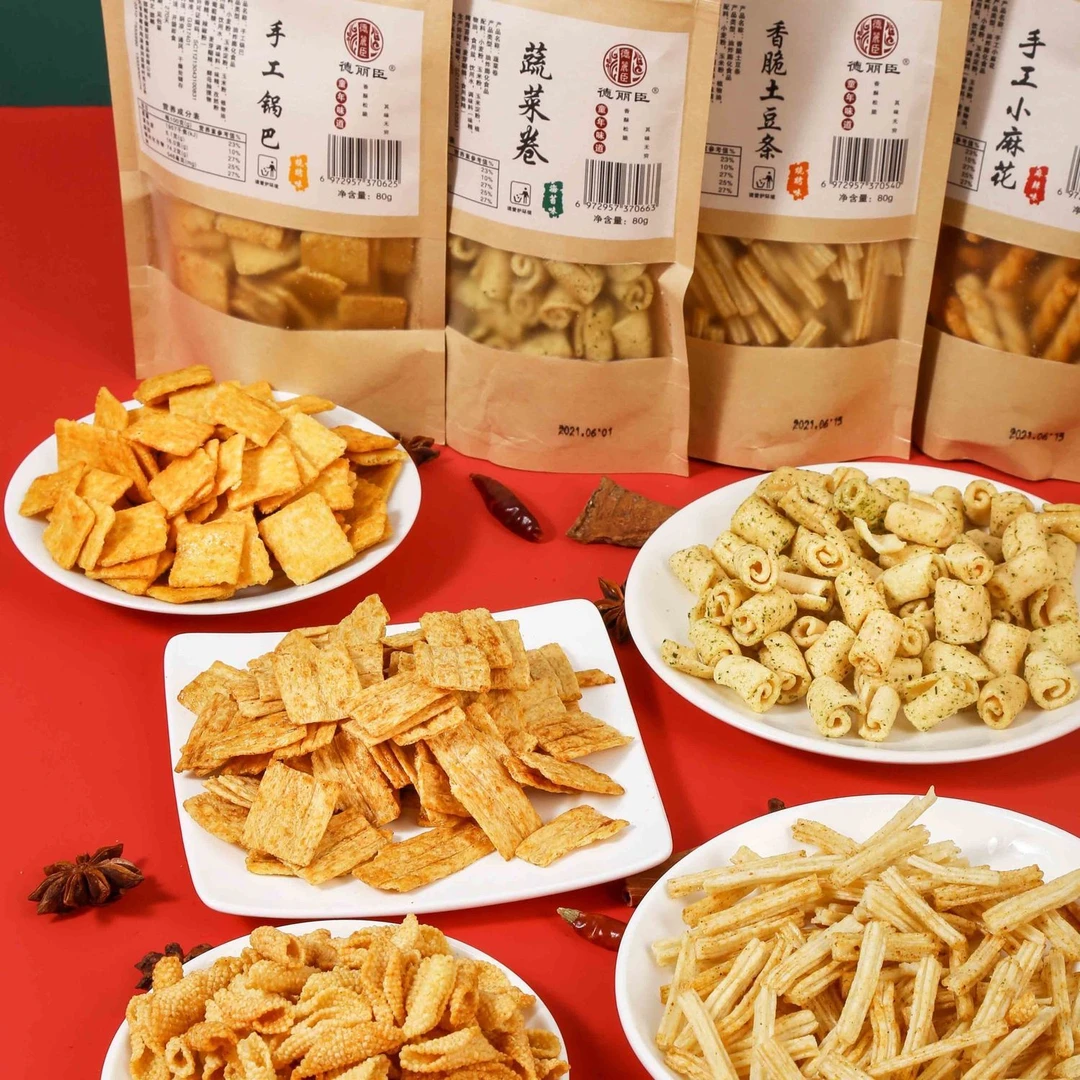 零食大礼包手工小麻花零食拉面丸子口水面锅巴尖角脆袋装小吃网红