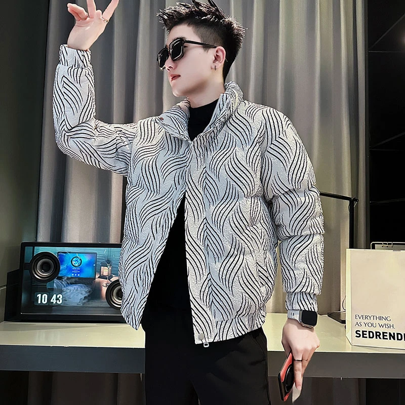 秋冬季加厚棉服男潮牌保暖棉袄2023新款爆款精神小伙棉衣痞帅外套