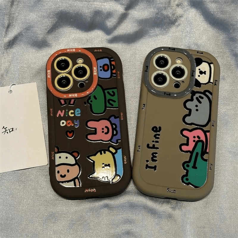 满屏动物iPhone13苹果14promax手机壳12pro全包15趣味11防摔XR软
