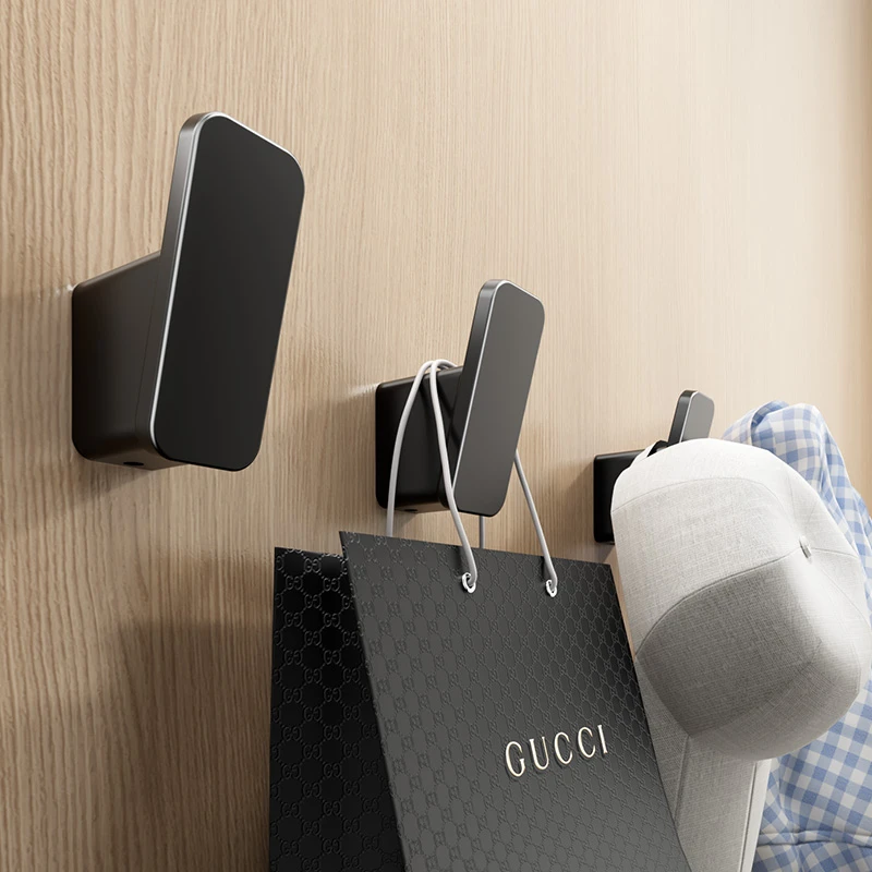 摩尚挂钩免打孔固定挂衣钩单个进门玄关入户门衣柜包包毛巾壁挂式