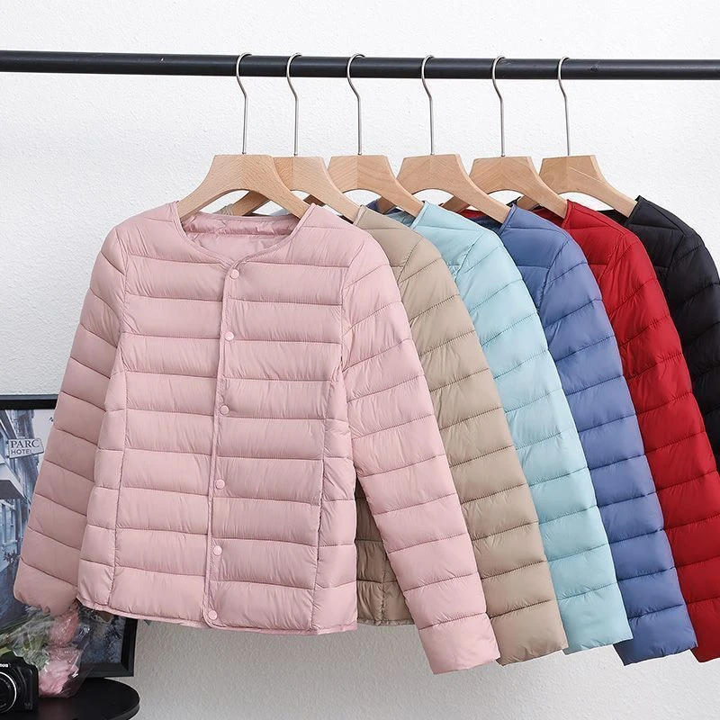 新款新款新款轻薄款内胆羽绒服衣女短款2023年冬季新款羽绒服内