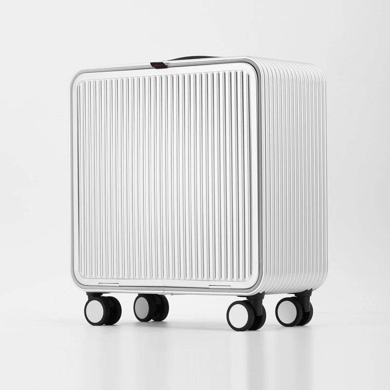 全铝镁合金化妆箱收纳箱手提箱美容箱小型机长行李箱女工具箱17寸