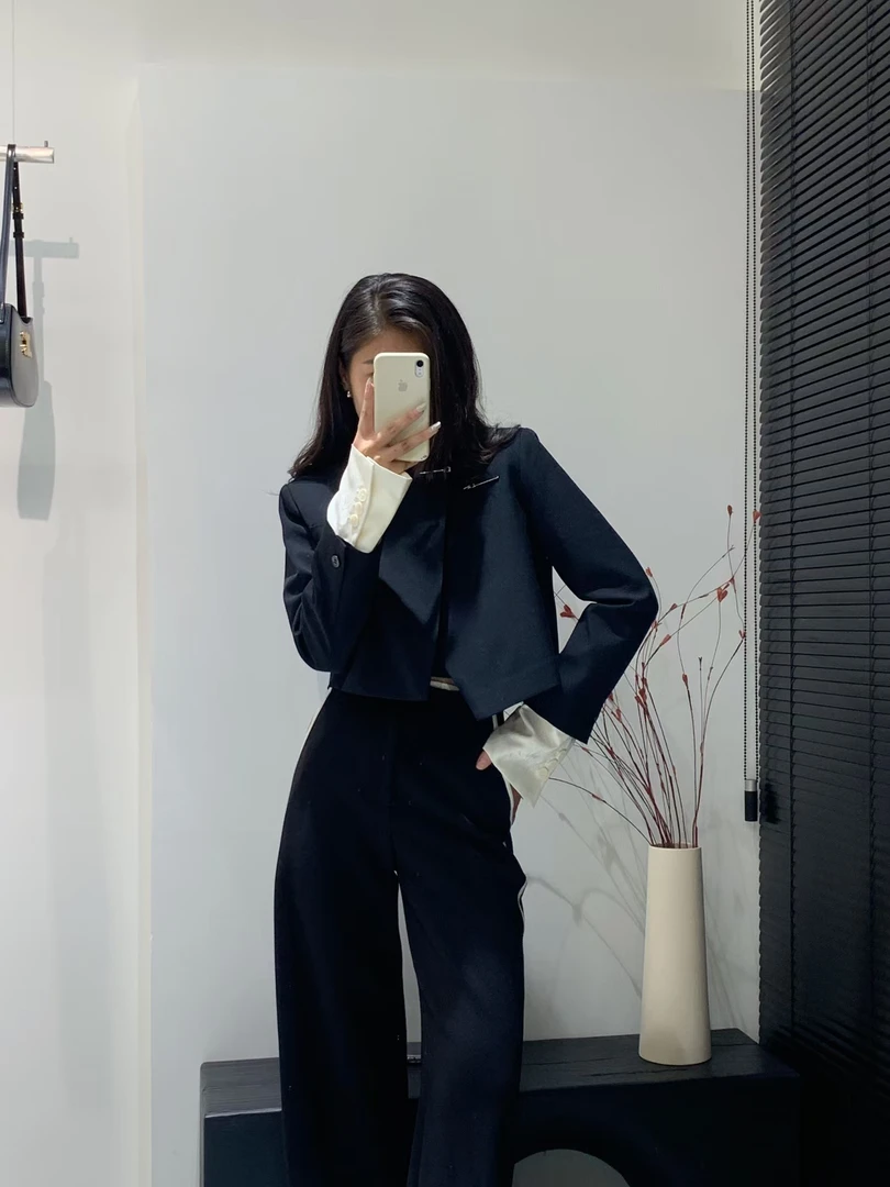 秋季艾家同款新中式国风短外套女装新款气质款1055