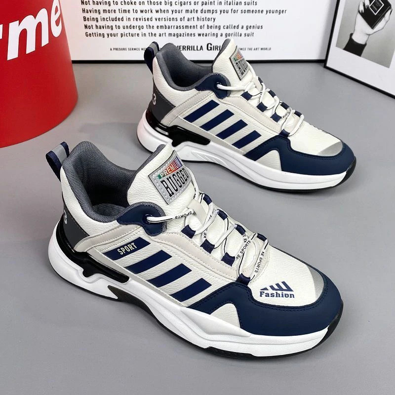 品牌断码捡漏真皮透气防臭跑步运动鞋休闲百搭防滑耐磨男鞋子