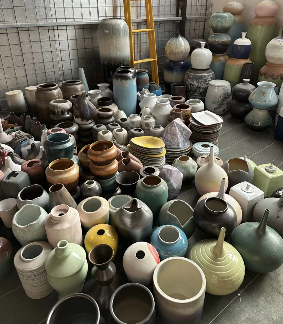 【陶瓷花瓶】孤品花瓶 独特艺术美 可插花可做摆饰 顺丰包邮