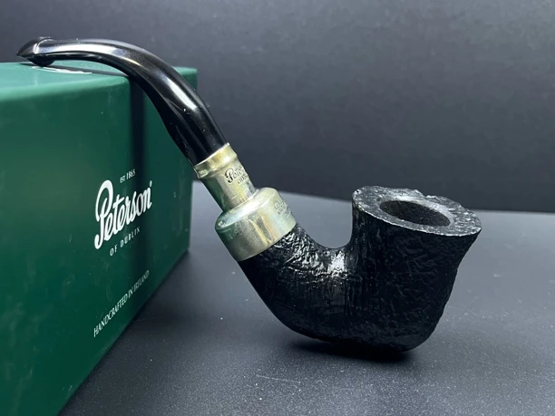 爱尔兰彼得森双银龙高端系统305石楠木烟具（内径19.6斗深37.5）