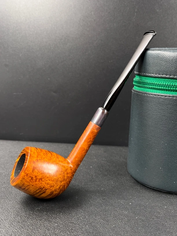 意大利杜卡公认好抽吸手工石楠木烟具（内径18.8斗深41长172