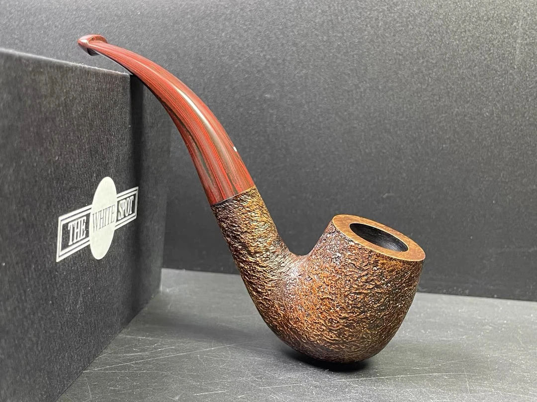 英国The White Spot坎伯兰系列4102型号石楠木烟斗内径19.9斗深39