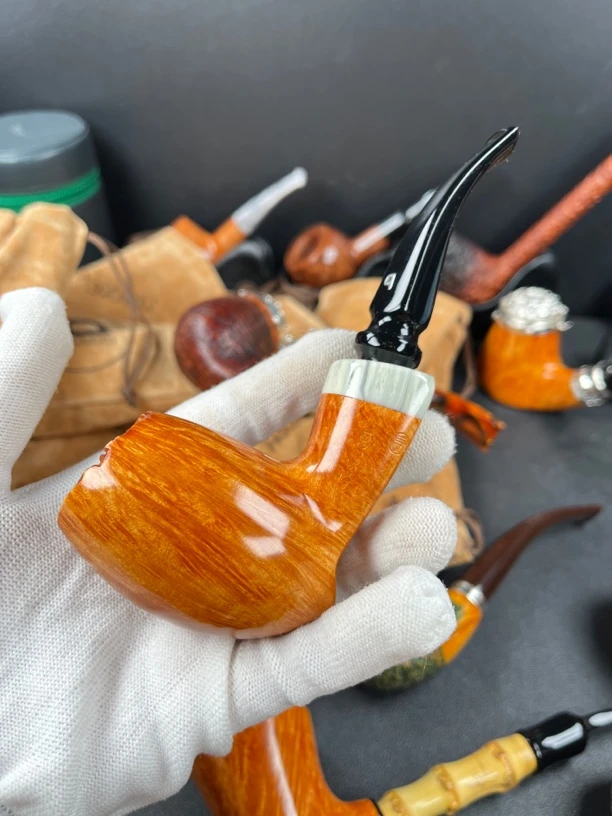 意大利帕斯库奇手工石楠木烟具