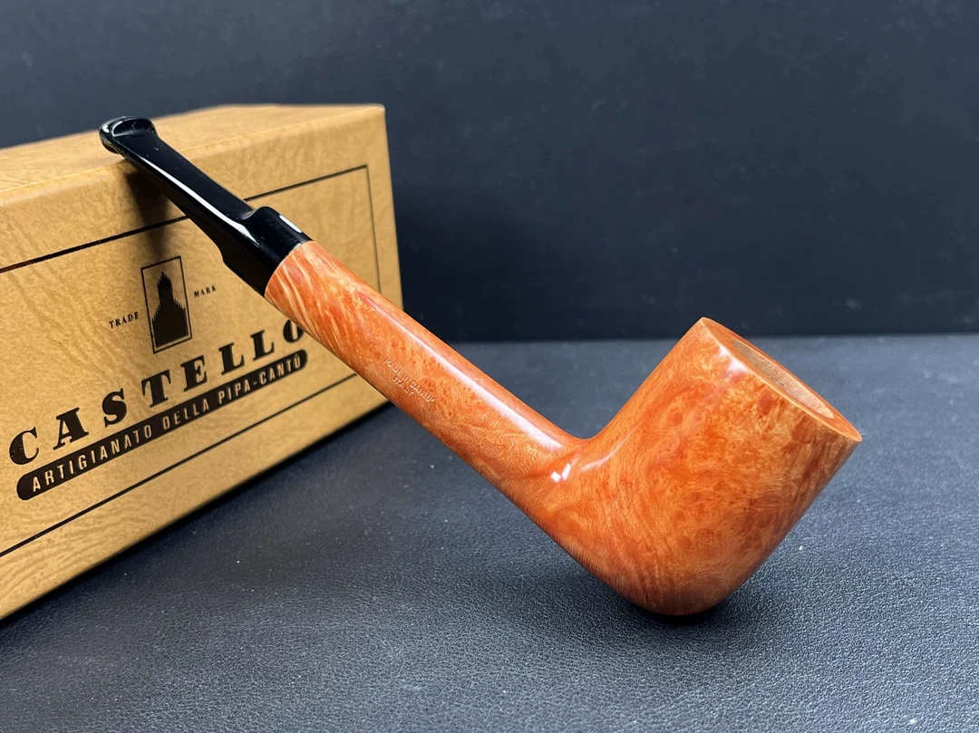 意大利卡斯特罗Trade mark系列KKKK级石楠木手工烟斗内径20斗深39