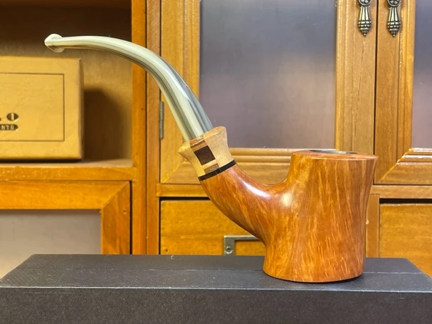 意大利维布拉蒂4花级别石楠木手工烟斗 内径20.7 斗深42.8