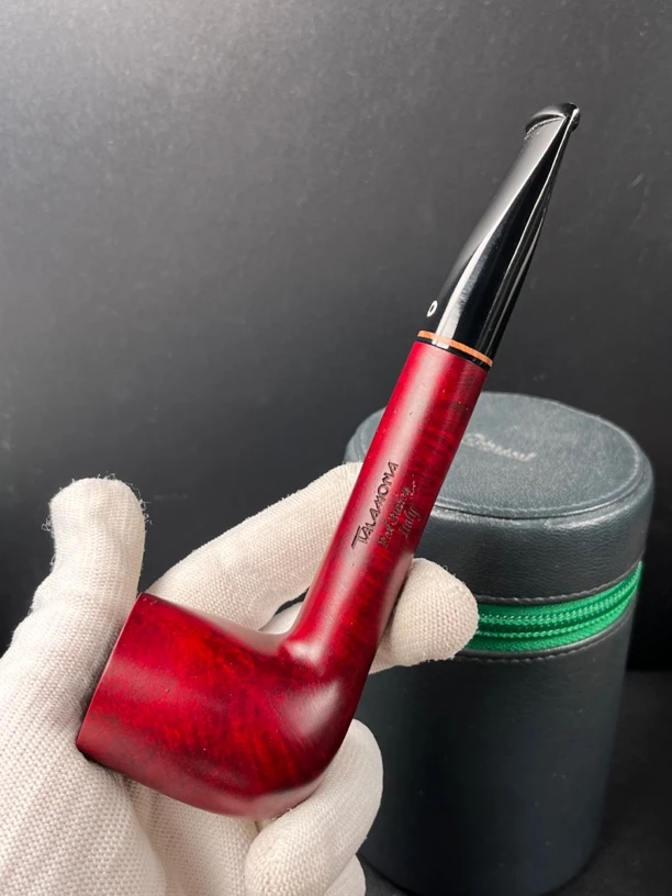 意大利塔拉莫纳红芭里系列725L型号石楠木烟具