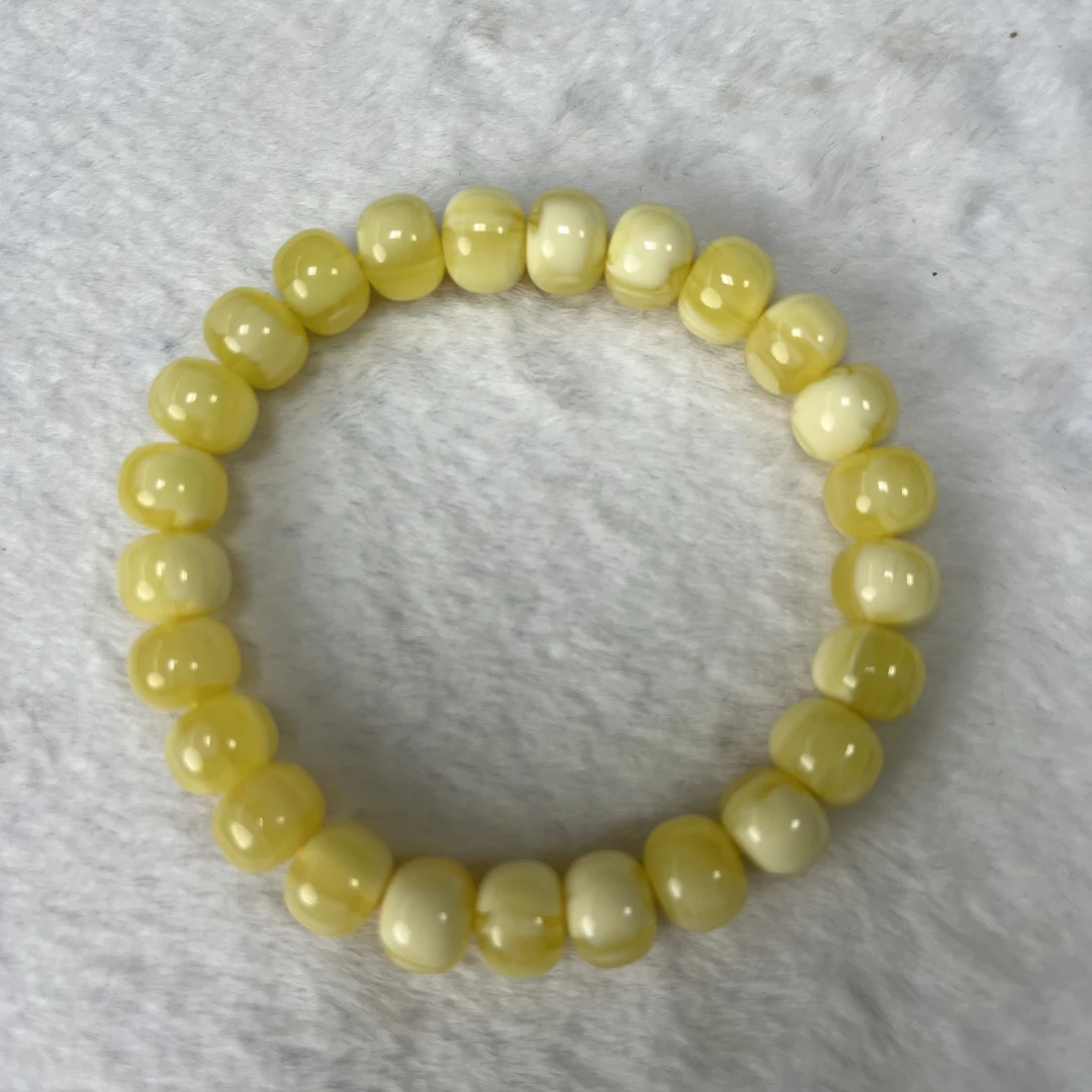 W094古巴新蜜算盘珠手串卡10