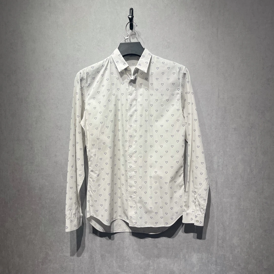 95新 DIOR/迪奥 爱心弹幕衬衫/38码/95新/DY212068