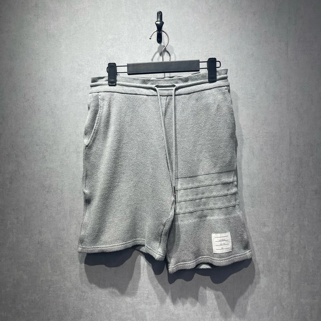 95新 THOMBROWNE TB 四条纹经典抽绳短裤/1码/95新/DY211558