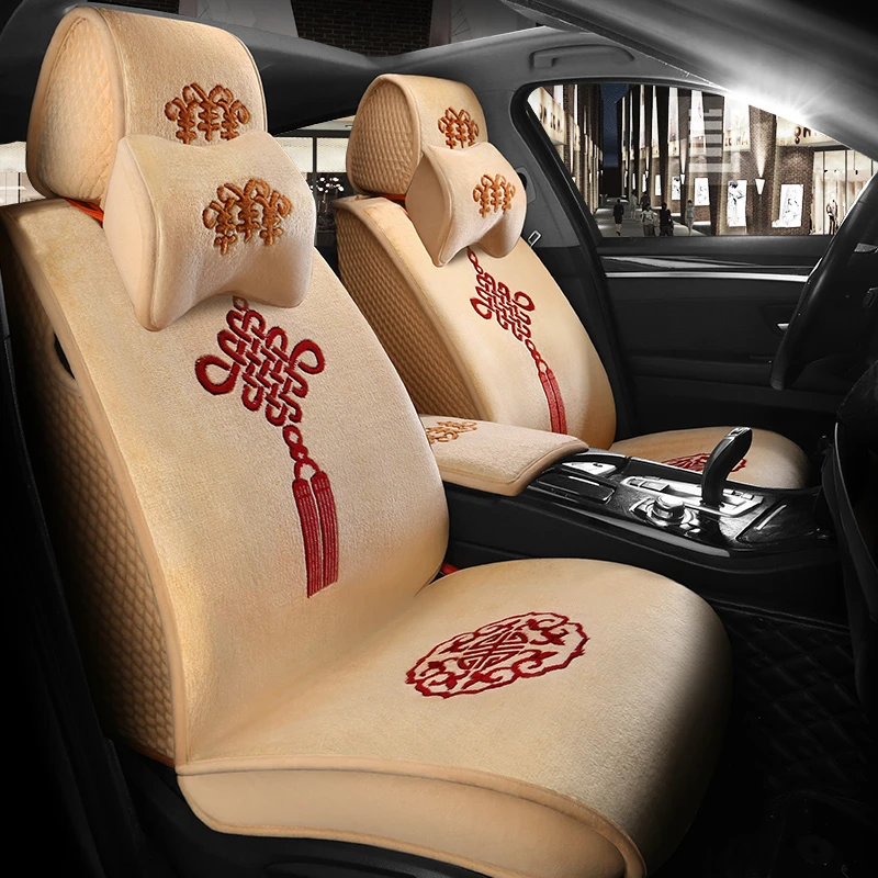 纯羊毛汽车坐垫通用地毯式全包围纯羊绒坐垫100%纯羊毛汽车坐垫