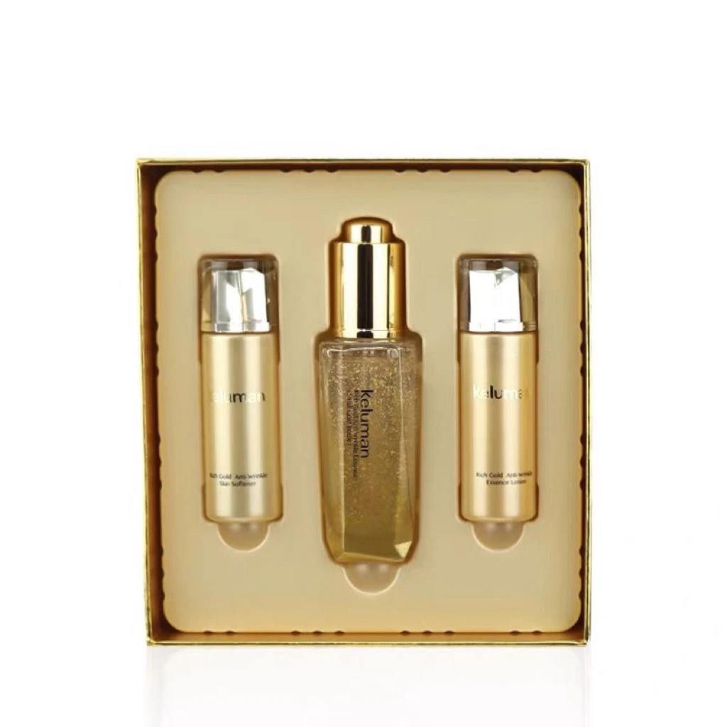 韩国新生活化妆品珂露曼晶钻黄金防皱精华液小金瓶