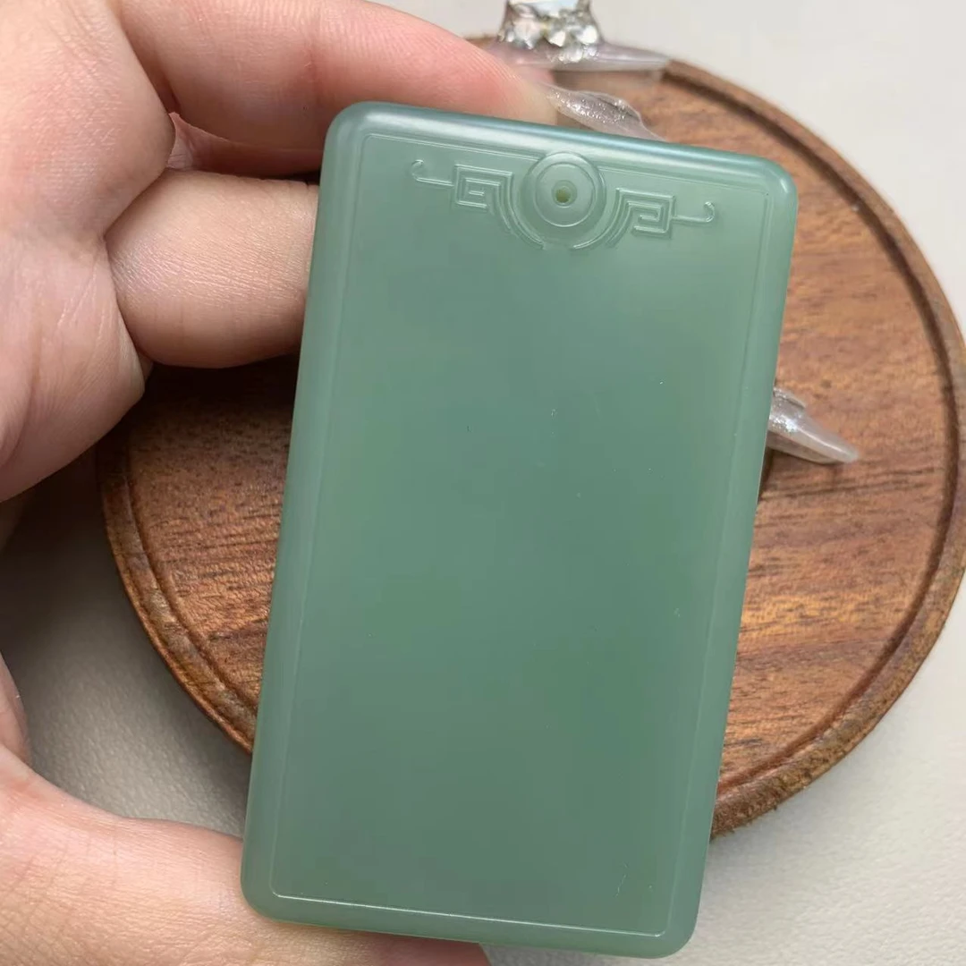 俄罗斯碧玉 鸭蛋青时尚 精美无事牌