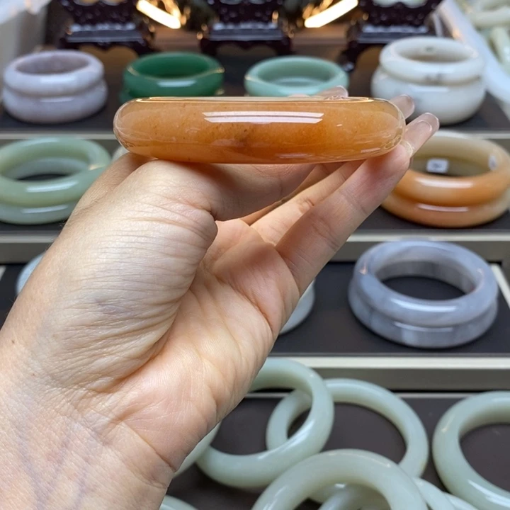 石英质玉手镯未镶嵌大***涵56