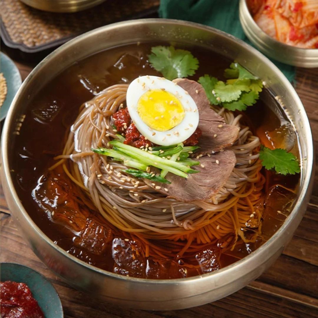纯清园延边朝鲜族风味牛肉汤白糖冷面380g*6袋