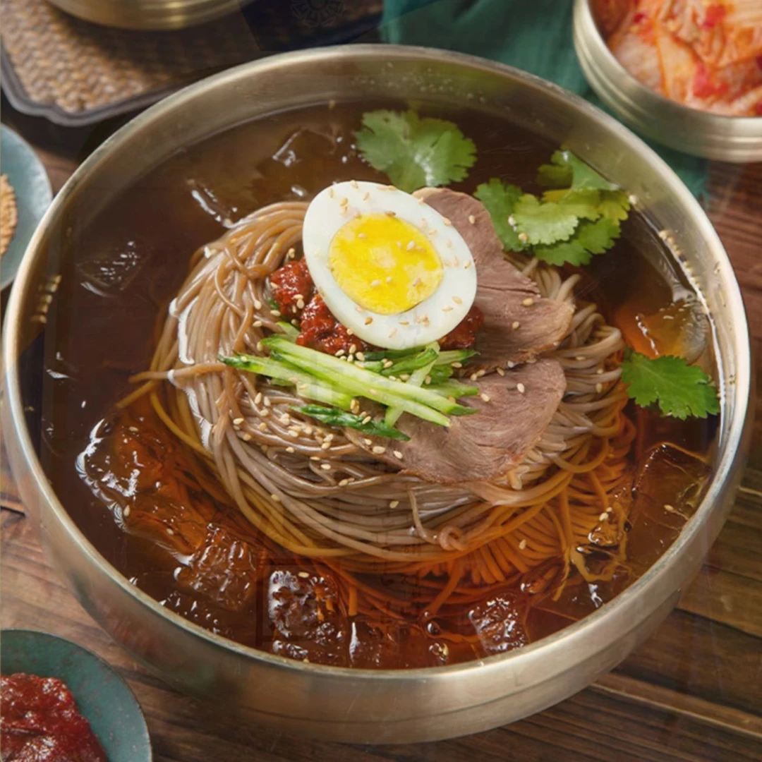 纯清园延边朝鲜族风味牛肉汤白糖冷面345g*8袋