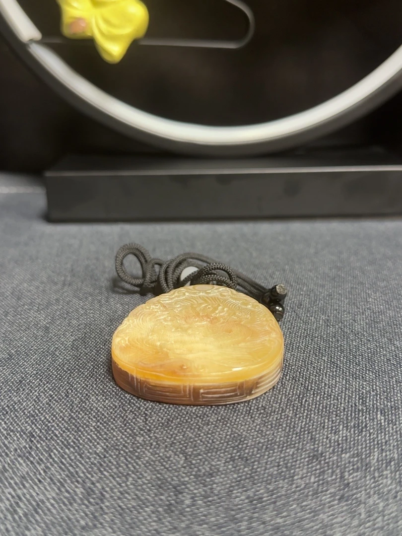 非金属皮质吊坠 黑驴蹄子龙型吊牌饰品手串配饰创意雕刻 精美项坠