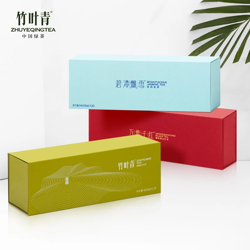 竹叶青204g伴手礼推荐峨眉高山特级品味绿茶红茶花茶盒装