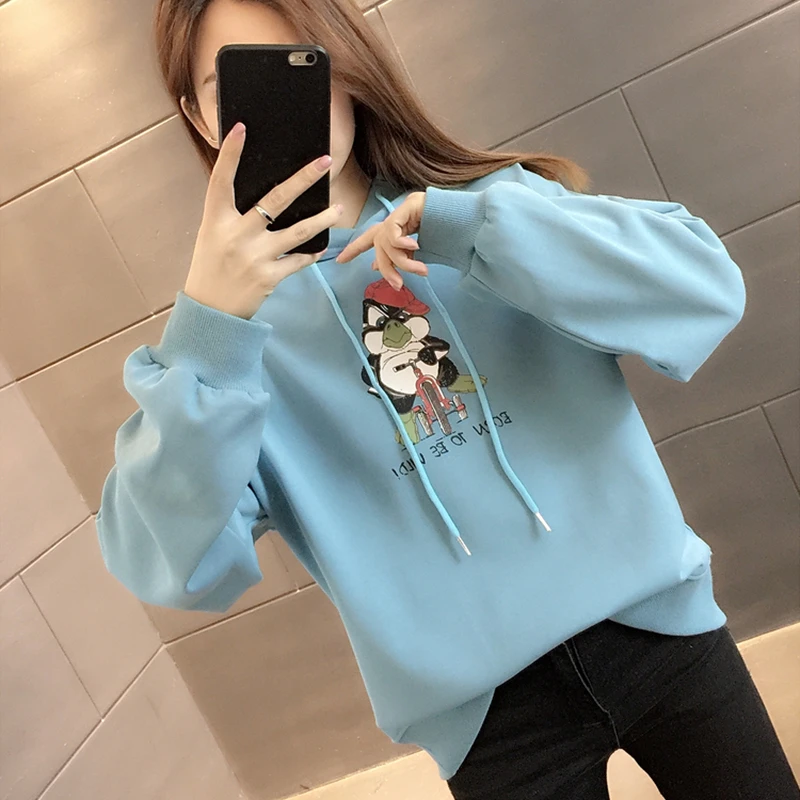 早秋装休闲卫衣女装2025新款宽松洋气减龄春秋薄款小个子连帽上衣