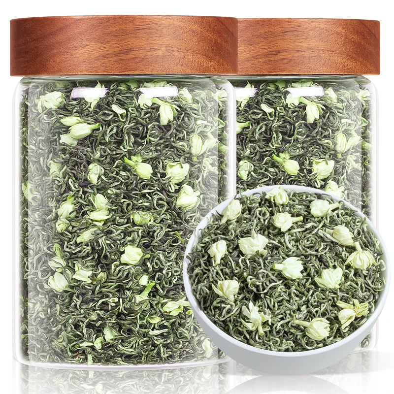 飘香韵高档密封罐川派飘雪茉莉花茶2025新茶叶浓香型特级茉莉花茶